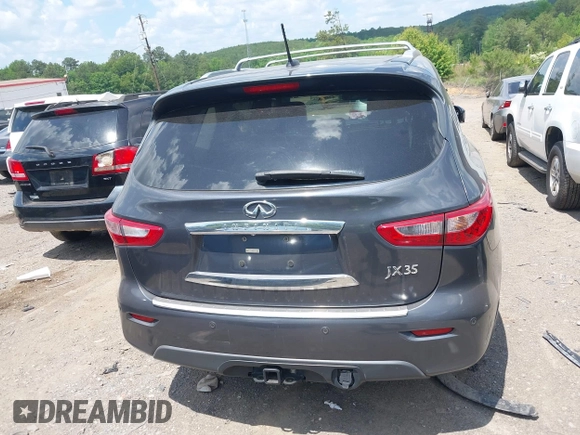 2013 Infiniti JX35 with VIN 5N1AL0MM9DC350915, listed as a IAAI auction lot 42076964 with 162,617 mi miles. Bid and sale history available at carsss.com. Image 15.