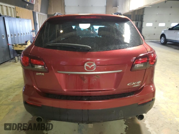 2013 Mazda CX-9 Grand Touring with VIN JM3TB3DA5D0412343, listed as a Copart auction lot 44451895 with 170,073 mi miles and Salvage Title. Bid and sale history available at carsss.com. Image 6.