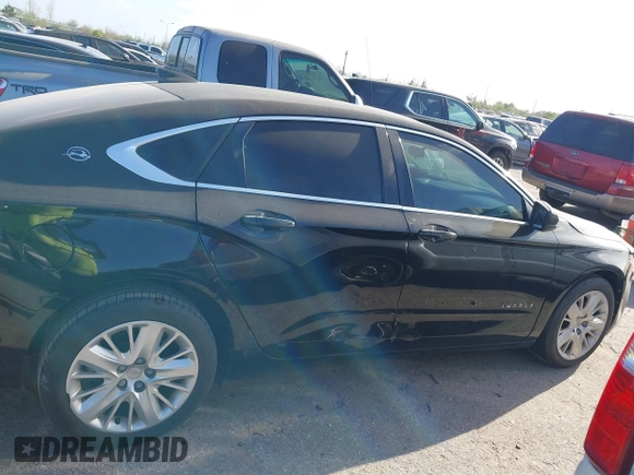 2017 Chevrolet Impala LS with VIN 1G11Z5SA9HU134077, listed as a IAAI auction lot 41818249 with 121,733 mi miles and . Bid and sale history available at DreamBid. Image 13.