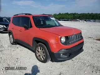 2018 Jeep Renegade Latitude with VIN ZACCJABB0JPH67244, listed as a Copart auction lot 57635965 with 163,256 mi miles and Salvage title. Bid and sale history available at DreamBid. Image 14.