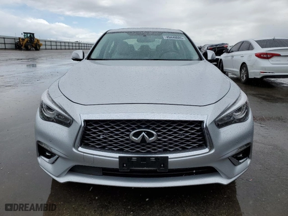 2020 Infiniti Q50 EDITION 30 with VIN JN1EV7AP6LM208783, listed as a Copart auction lot 49448685 with 31,153 mi miles and Salvage Title. Bid and sale history available at carsss.com. Image 5.