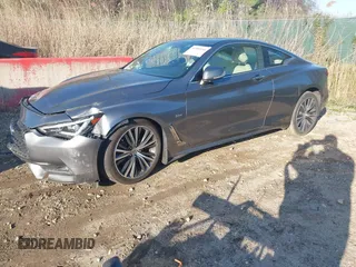 2017 Infiniti Q60 Sport with VIN JN1EV7EL1HM550902, listed as a IAAI auction lot 41989201 with 93,539 mi miles. Bid and sale history available at carsss.com. Image 2.