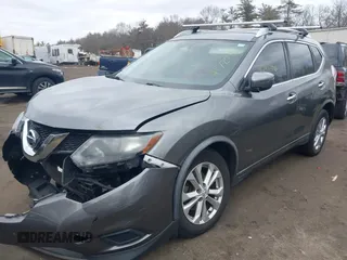 2016 Nissan Rogue SV with VIN KNMAT2MV6GP695258, listed as a IAAI auction lot 41720496 with 148,149 mi miles and . Bid and sale history available at carsss.com. Image 17.