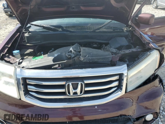 2013 Honda Pilot EX-L with VIN 5FNYF4H50DB034990, listed as a Copart auction lot 56012355 with 242,602 mi miles and Clean Title. Bid and sale history available at DreamBid. Image 12.