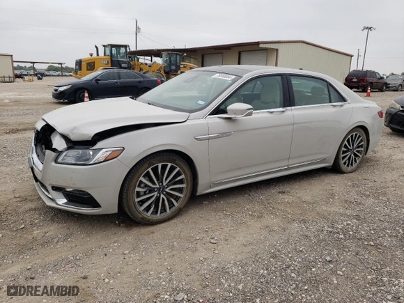 2019 Lincoln Continental Select with VIN 1LN6L9SK5K5600504, listed as a Copart auction lot 78868064 with 46,391 mi miles and Salvage Title. Bid and sale history available at carsss.com. Image 1.