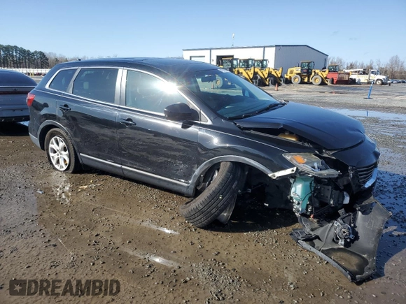 2013 Mazda CX-9 Touring with VIN JM3TB2CA1D0405871, listed as a Copart auction lot 47902095 with 203,245 mi miles and Salvage Title. Bid and sale history available at carsss.com. Image 4.
