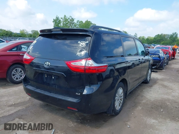 2017 Toyota Sienna XLE Auto Access Seat with VIN 5TDYZ3DC6HS875509, listed as a IAAI auction lot 42367524 with 169,345 mi miles and . Bid and sale history available at DreamBid. Image 4.