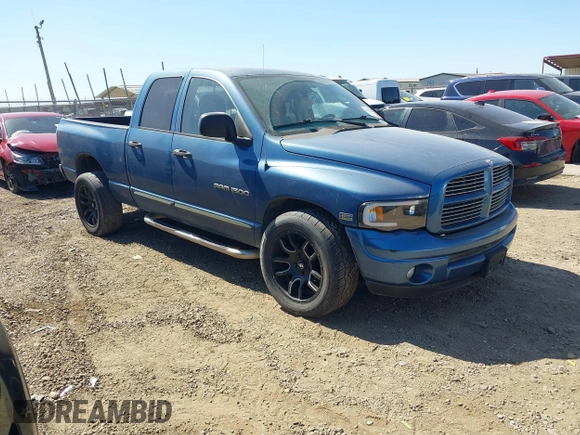 2004 Dodge 1500 SLT with VIN 1D7HA18D14S652784, listed as a IAAI auction lot 41758619 with 186,138 mi miles. Bid and sale history available at carsss.com. Image 1.