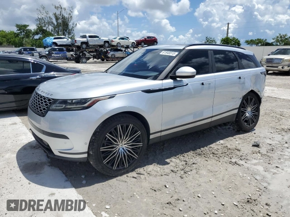 2019 Land Rover Range Rover Velar S z VIN SALYB2EX3KA799356, wystawiony jako Copart lot #61948515 z przebiegiem 77 622 mil mil oraz Szkoda całkowita • Salvage title. Historia ofert i sprzedaży dostępna na DreamBid. Obrazek 1.