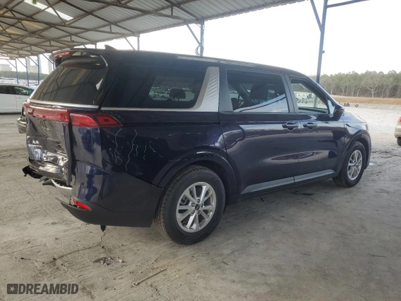 2023 Kia Carnival LX with VIN KNDNB4H31P6278032, listed as a Copart auction lot 45263745 with 30,106 mi miles and Salvage Title. Bid and sale history available at carsss.com. Image 3.