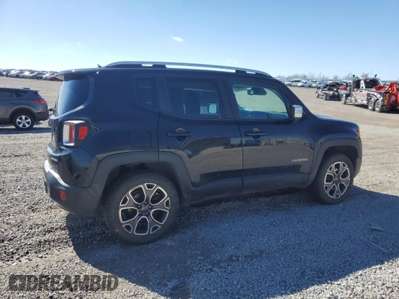 2015 Jeep Renegade Limited with VIN ZACCJBDT2FPC46447, listed as a Copart auction lot 47896655 with 198,377 mi miles and Salvage Title. Bid and sale history available at DreamBid. Image 3.