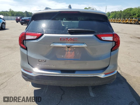 2024 GMC Terrain SLT с VIN 3GKALPEG8RL401553, выставлен на аукционе Copart как лот 55940685 с пробегом 5 934 миль миль и Списание • Salvage title. История ставок и продаж доступна на DreamBid. Изображение 6.