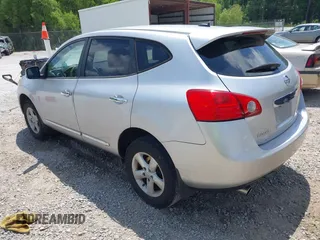2013 Nissan Rogue S with VIN JN8AS5MTXDW023857, listed as a IAAI auction lot 42123229 with 209,145 mi miles and . Bid and sale history available at DreamBid. Image 3.