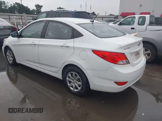 2013 Hyundai Accent GLS with VIN KMHCT4AE9DU453033, listed as a IAAI auction lot 42191037 with 163,171 mi miles and . Bid and sale history available at carsss.com. Image 3.