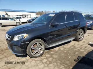 2016 Mercedes-Benz GLE 400 with VIN 4JGDA5GB8GA799805, listed as a Copart auction lot 47286085 with 156,563 mi miles and Salvage title. Bid and sale history available at DreamBid. Image 1.