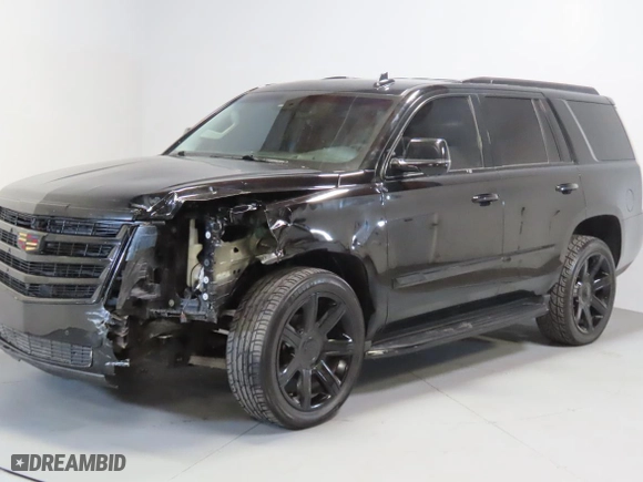2016 Cadillac Escalade Luxury Collection with VIN 1GYS3BKJ9GR478175, listed as a Copart auction lot 54256735 with 106,940 mi miles and Salvage Title. Bid and sale history available at carsss.com. Image 2.