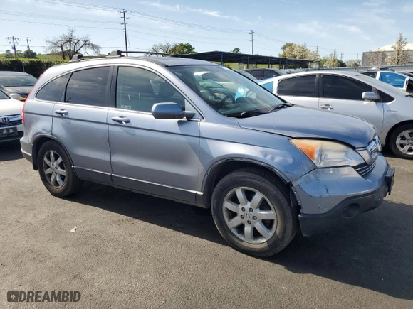 2007 Honda CR-V EX-L with VIN JHLRE38757C050478, listed as a Copart auction lot 51874675 with 193,192 mi miles and Salvage Title. Bid and sale history available at carsss.com. Image 4.