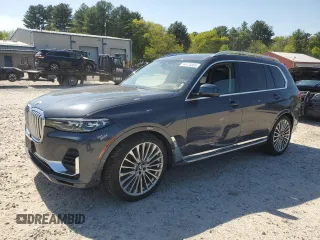 2019 BMW X7 xDrive40i z VIN 5UXCW2C54KL082619, wystawiony jako Copart lot #54474555 z przebiegiem 68 381 mil mil oraz Szkoda całkowita • Salvage title. Historia ofert i sprzedaży dostępna na DreamBid. Obrazek 1.