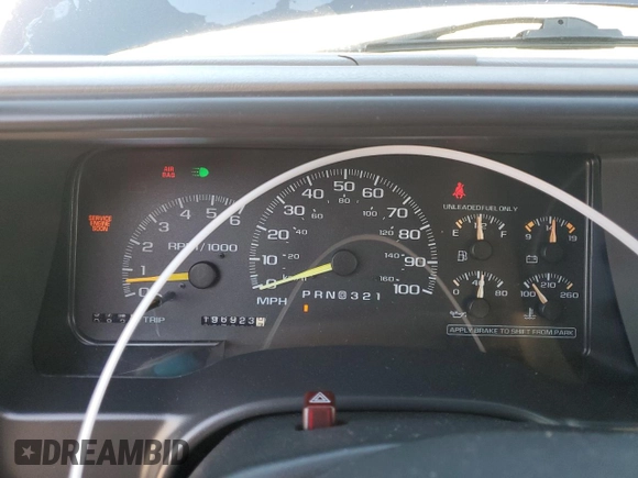 1999 Chevrolet Suburban with VIN 3GNEC16R3XG257322, listed as a Copart auction lot 77601224 with 196,923 mi miles and Salvage Title. Bid and sale history available at carsss.com. Image 9.