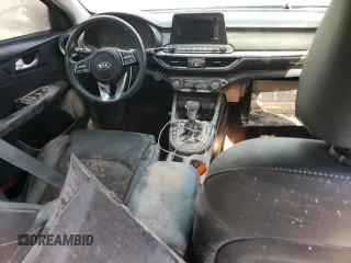 2019 Kia Forte EX with VIN 3KPF54AD3KE070316, listed as a Copart auction lot 77591304 with 0 mi miles and Salvage Title. Bid and sale history available at carsss.com. Image 8.