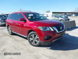 2018 Nissan Pathfinder S with VIN 5N1DR2MN2JC614584, listed as a IAAI auction lot 41372002 with 157,963 mi miles and . Bid and sale history available at DreamBid. Image 1.