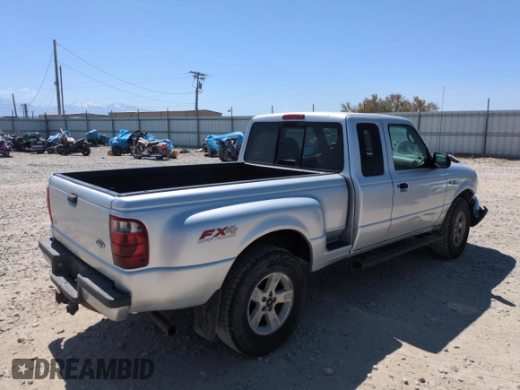 2003 Ford Ranger XL Fleet with VIN 1FTZR45E93PB55618, listed as a Copart auction lot 58780015 with 82,839 mi miles and Salvage title. Bid and sale history available at DreamBid. Image 3.