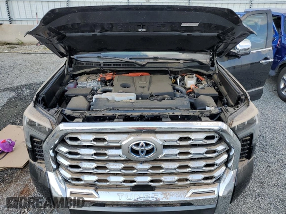 2024 Toyota Tundra 1794 Edition with VIN 5TFMC5DBXRX063757, listed as a Copart auction lot 74840034 with Not provided miles and Salvage title. Bid and sale history available at DreamBid. Image 11.