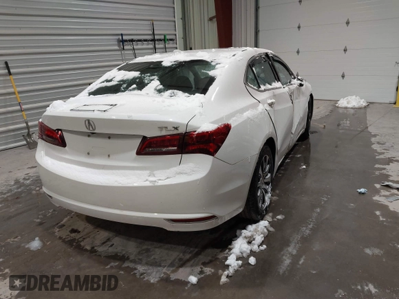 2016 Acura TLX with VIN 19UUB1F32GA015947, listed as a IAAI auction lot 41495180 with 101,789 mi miles. Bid and sale history available at carsss.com. Image 4.