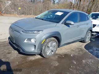 2021 Hyundai Kona Electric Limited with VIN KM8K33AG6MU117945, listed as a IAAI auction lot 41579048 with NaN miles. Bid and sale history available at carsss.com. Image 19.