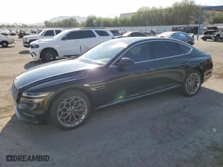2021 Genesis G80 2.5T with VIN KMTGB4SC6MU043894, listed as a Copart auction lot 70885044 with 32,364 mi miles and Salvage Title. Bid and sale history available at carsss.com. Image 1.