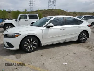 2023 Honda Civic EX-L z VIN 19XFL1H77PE004864, wystawiony jako Copart lot #56186065 z przebiegiem 36 459 mil mil oraz Szkoda całkowita • Salvage title. Historia ofert i sprzedaży dostępna na DreamBid. Obrazek 1.