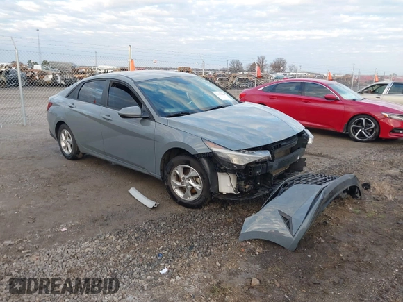 2022 Hyundai Elantra SE with VIN KMHLL4AG9NU289768, listed as a IAAI auction lot 41173804 with 48,582 mi miles and . Bid and sale history available at DreamBid. Image 1.