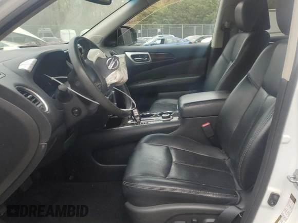 2016 Nissan Pathfinder Platinum with VIN 5N1AR2MM8GC623289, listed as a Copart auction lot 52255355 with 98,997 mi miles and Salvage title. Bid and sale history available at DreamBid. Image 7.