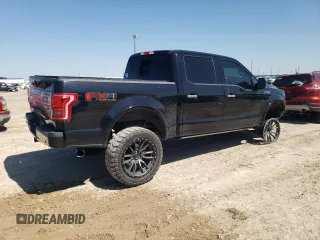 2016 Ford F-150 XLT with VIN 1FTEW1EF5GFC58612, listed as a Copart auction lot 56506725 with 98,300 mi miles and Salvage title. Bid and sale history available at DreamBid. Image 3.