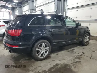 2015 Audi Q7 Premium Plus with VIN WA1LGAFE6FD004194, listed as a Copart auction lot 60368455 with 118,598 mi miles and Salvage title. Bid and sale history available at DreamBid. Image 3.