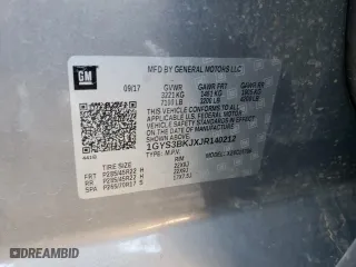 2018 Cadillac Escalade Luxury with VIN 1GYS3BKJXJR140212, listed as a Copart auction lot 84808834 with 127,402 mi miles and Salvage Title. Bid and sale history available at carsss.com. Image 16.