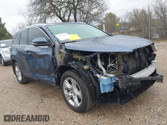 2015 Toyota Highlander Limited z VIN 5TDDKRFH6FS092511, wystawiony jako IAAI lot #42082706 z przebiegiem 137 384 mil mil oraz . Historia ofert i sprzedaży dostępna na DreamBid. Obrazek 1.