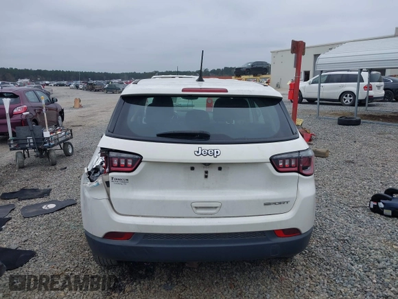 2020 Jeep Compass Sport z VIN 3C4NJCAB9LT218479, wystawiony jako IAAI lot #41533257 z przebiegiem 119 963 mil mil oraz . Historia ofert i sprzedaży dostępna na DreamBid. Obrazek 16.