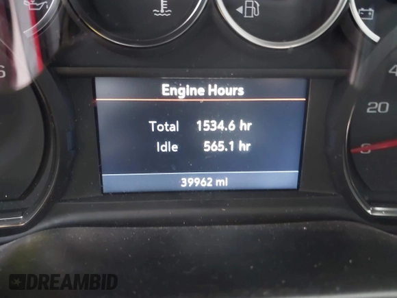2020 Chevrolet Silverado 1500 LT Trail Boss with VIN 3GCPYFED2LG411020, listed as a IAAI auction lot 41232045 with 39,962 mi miles. Bid and sale history available at carsss.com. Image 16.