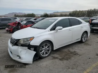 2010 Lexus HS 250h with VIN JTHBB1BA0A2024835, listed as a Copart auction lot 43565455 with 152,038 mi miles and Salvage Title. Bid and sale history available at carsss.com. Image 1.