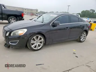 2013 Volvo S60 T5 Premier with VIN YV1612FS5D2201702, listed as a Copart auction lot 58056525 with 156,943 mi miles and Salvage title. Bid and sale history available at DreamBid. Image 1.