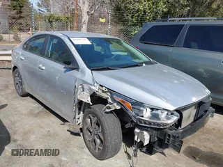 2019 Kia Forte LXS with VIN 3KPF24AD7KE034749, listed as a IAAI auction lot 41666721 with 107,135 mi miles. Bid and sale history available at carsss.com. Image 1.