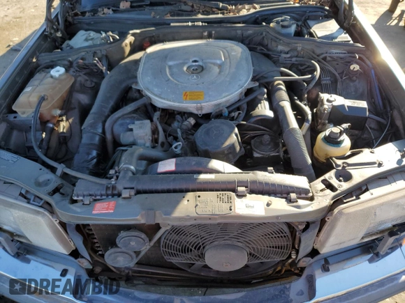1989 Mercedes-Benz 560 with VIN WDBCA39D1KA429080, listed as a Copart auction lot 75631614 with 178,048 mi miles and Salvage Title. Bid and sale history available at DreamBid. Image 11.