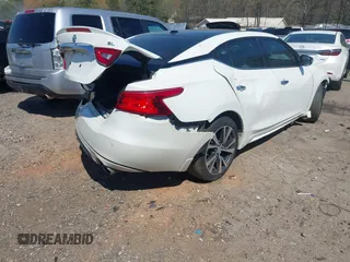 2016 Nissan Maxima 3.5 SV with VIN 1N4AA6AP8GC448226, listed as a IAAI auction lot 41887779 with 110,001 mi miles. Bid and sale history available at carsss.com. Image 4.