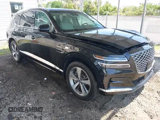2024 Genesis GV80 z VIN KMUHBDSB9RU172288, wystawiony jako IAAI lot #42144989 z przebiegiem 10 761 mil mil oraz . Historia ofert i sprzedaży dostępna na DreamBid. Obrazek 1.