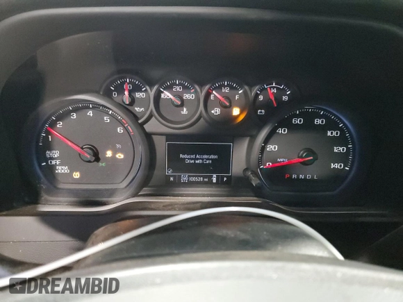 2022 Chevrolet Silverado 1500 Custom with VIN 1GCPDBEK9NZ547070, listed as a Copart auction lot 46234685 with 100,528 mi miles and Clean Title. Bid and sale history available at carsss.com. Image 9.