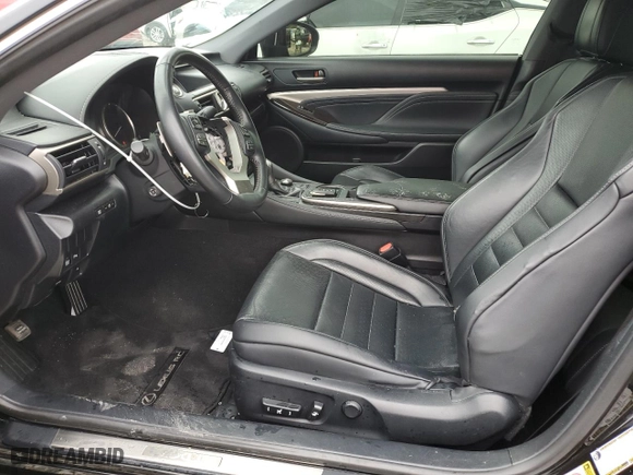 2015 Lexus RC 350 with VIN JTHSE5BCXF5001567, listed as a Copart auction lot 71283364 with 0 mi miles and Salvage Title. Bid and sale history available at carsss.com. Image 7.