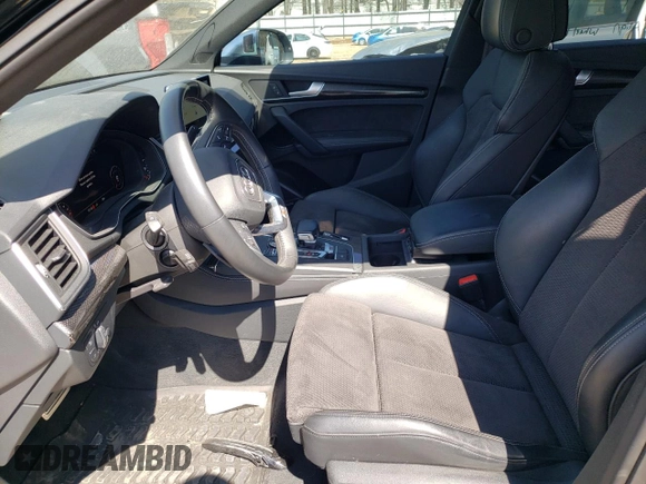 2020 Audi SQ5 Premium Plus with VIN WA1B4AFYXL2037124, listed as a Copart auction lot 45474703 with 17,609 mi miles. Bid and sale history available at carsss.com. Image 7.