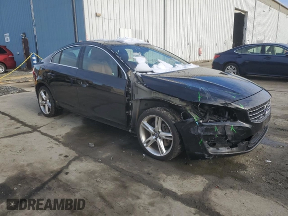 2016 Volvo S60 T5 Premier with VIN YV1612TK5G2398069, listed as a Copart auction lot 44574905 with 59,268 mi miles and Salvage Title. Bid and sale history available at carsss.com. Image 4.
