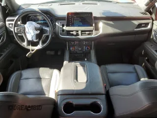 2023 Chevrolet Suburban LT with VIN 1GNSCCKD3PR125671, listed as a Copart auction lot 46734575 with 158,217 mi miles and Salvage title. Bid and sale history available at DreamBid. Image 8.